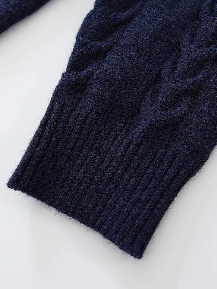 Nolan | Męski sweter z żakardowym wzorem