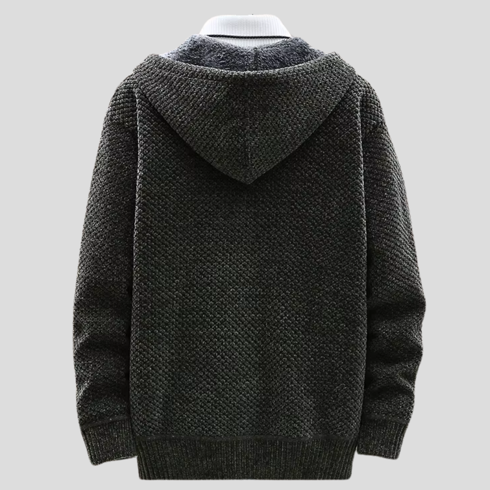 Oslo | Rozpinana Bluza z Polarową Podszewką