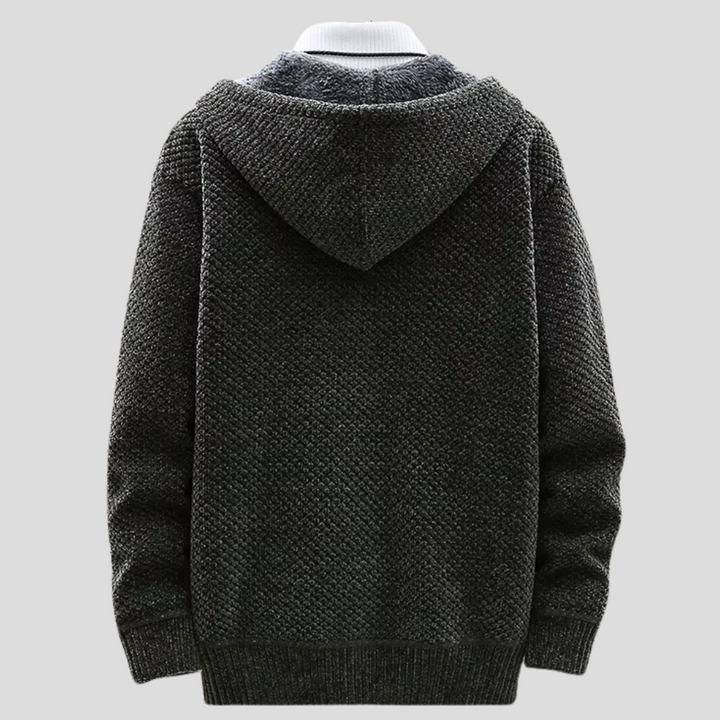 Oslo | Rozpinana Bluza z Polarową Podszewką