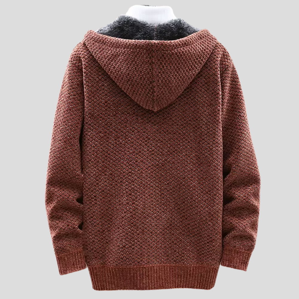 Oslo | Rozpinana Bluza z Polarową Podszewką