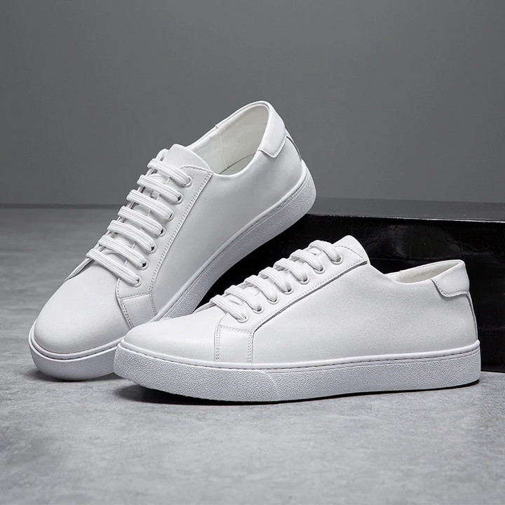 Alviro | Włoskie Skórzane Sneakersy