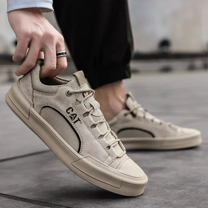 UrbanEdge | Skórzane Sneakersy Dzienne