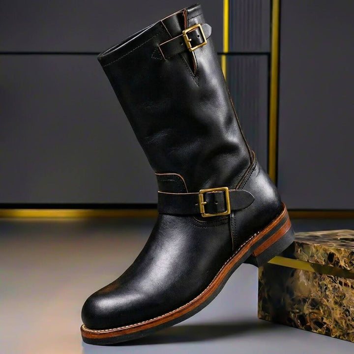 Bancroft | Skórzane Buty Vintage