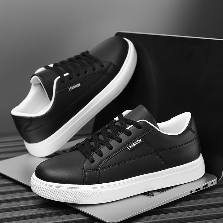 Nolan | Lekkie Skórzane Sneakersy
