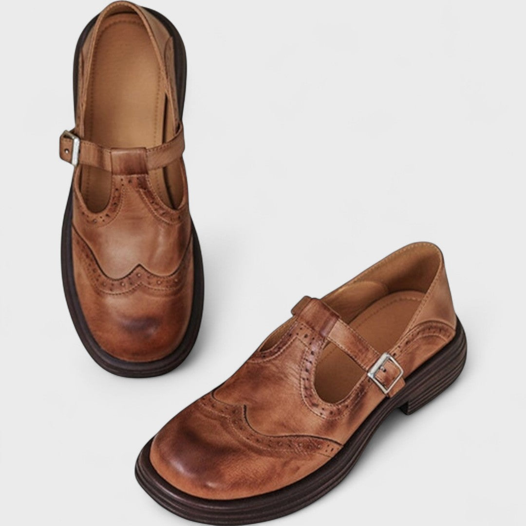Sylwana | Ortopedyczne damskie buty skórzane